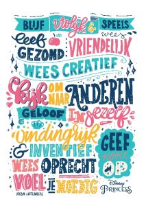 poster hoe word ik een prinses