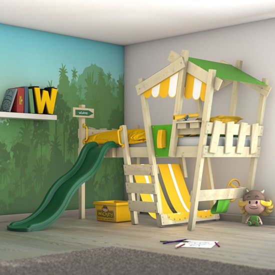 Kinderbed met glijbaan