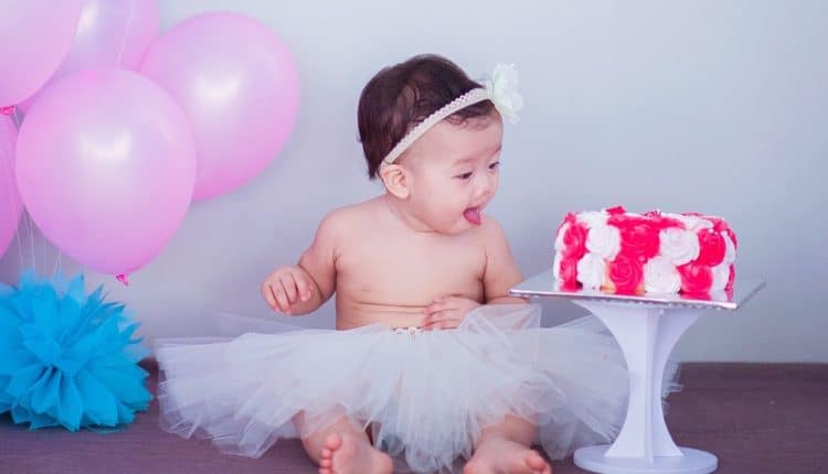 Baby en taart feest