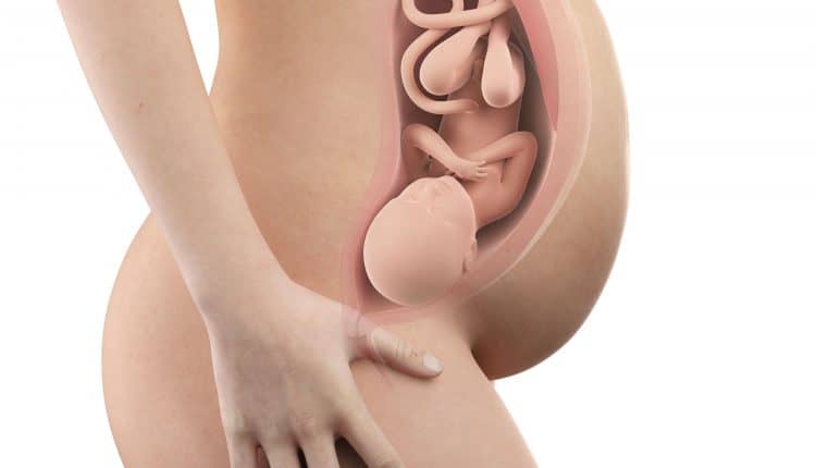 38 weken zwanger vrouw baarmoeder buik Hoe ligt de baby?