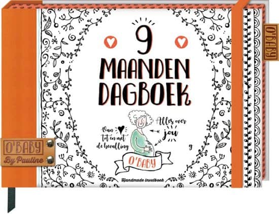 9 maanden dagboek invulboek O'baby Pauline Oud