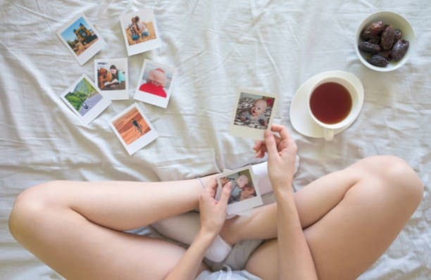 Polaroid babyfotos