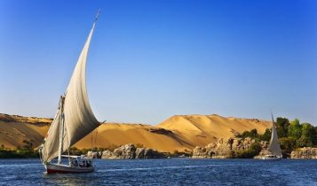 Felucca boot op de Nijl
