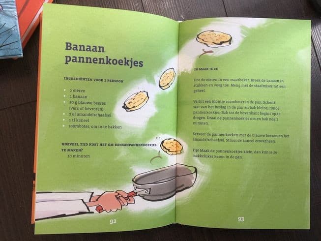 recept "banaan pannenkoekjes" - De Gezondste Opa van Europa