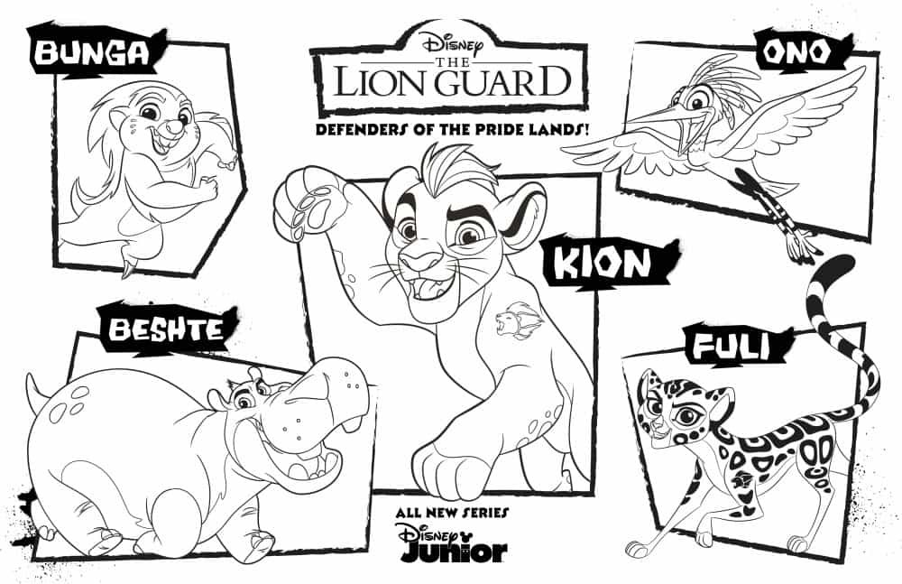 recept Opvoeding Zeker Lion King: leuke gratis te downlaoden kleurplaten voor kinderen