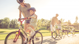 kind op de fiets