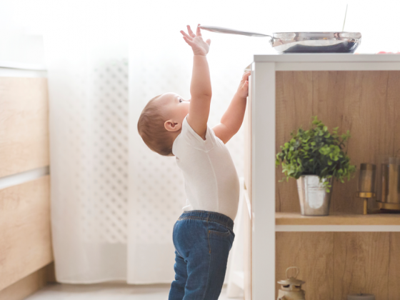 brandwonden bij kinderen