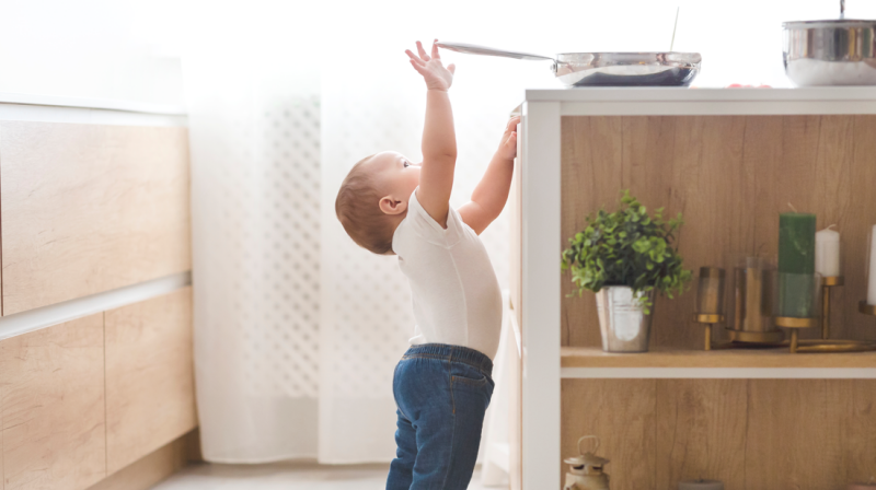 brandwonden bij kinderen