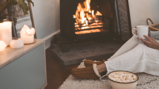 haardhout in het interieur