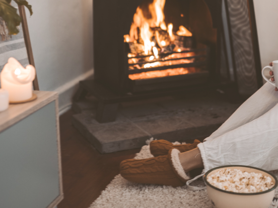 haardhout in het interieur